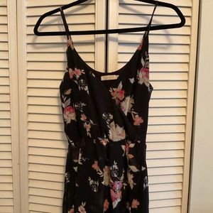 Floral high low dress